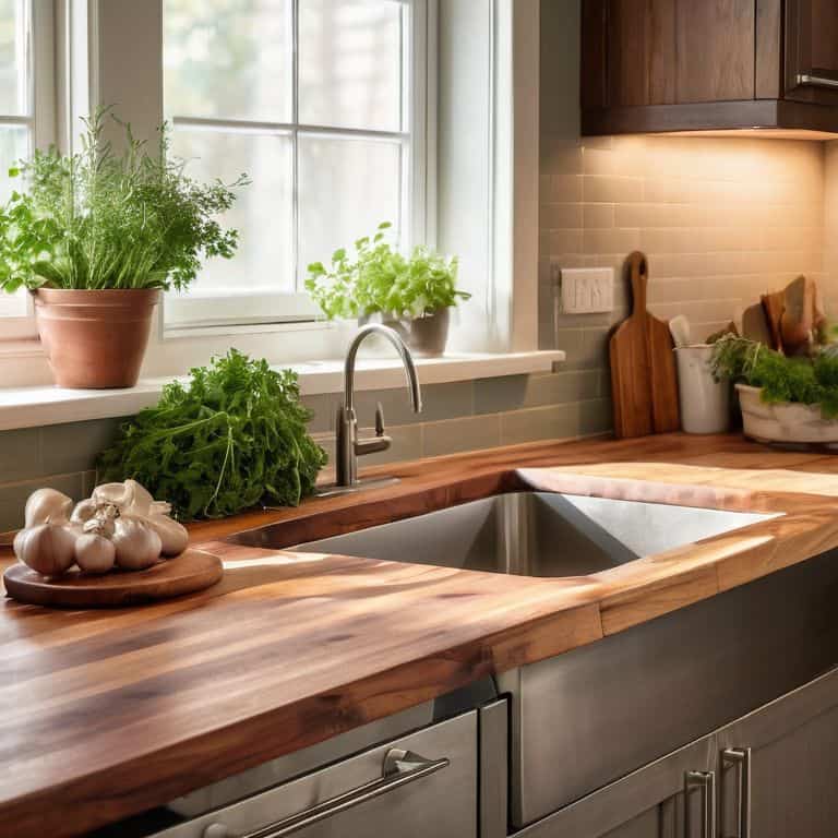 Butcher Block Bringing Warmth