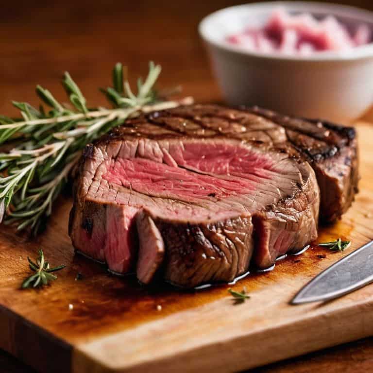 Steak perfection through reverse searing