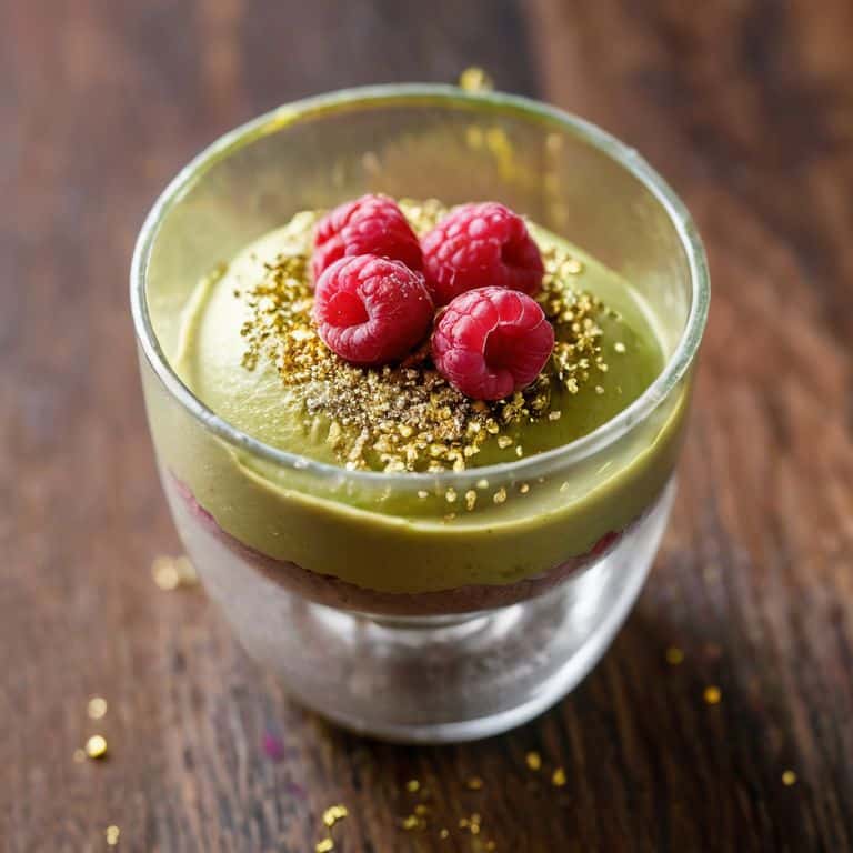 Avocado chocolate mousse dessert