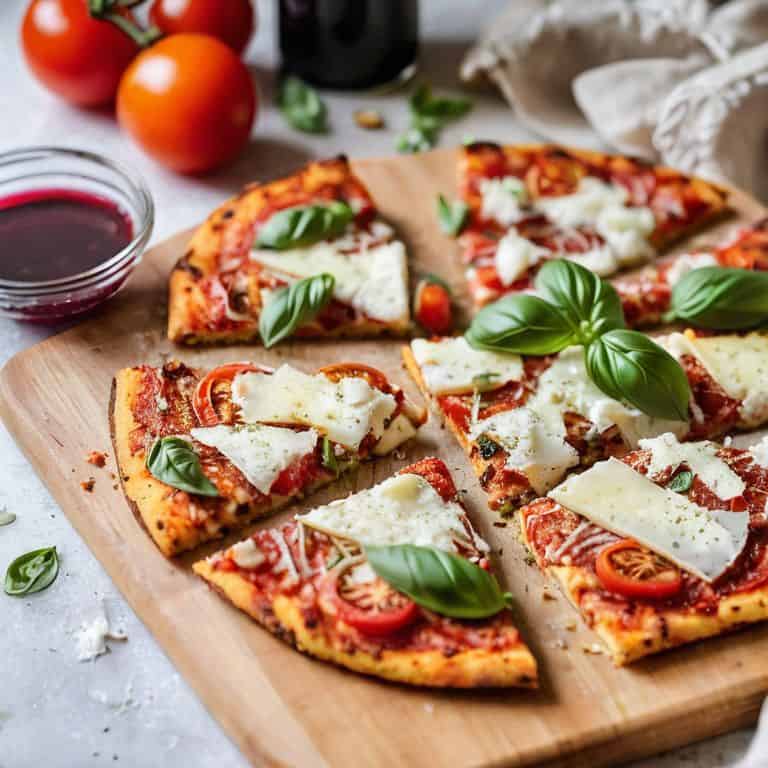 Cauliflower crust pizza recipe image