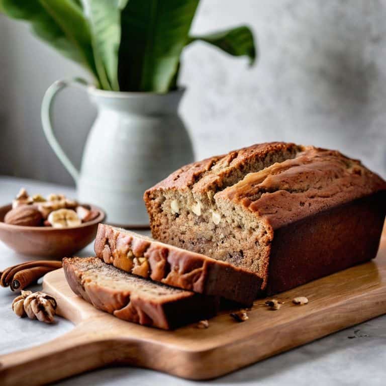 Healthy banana bread recipe image