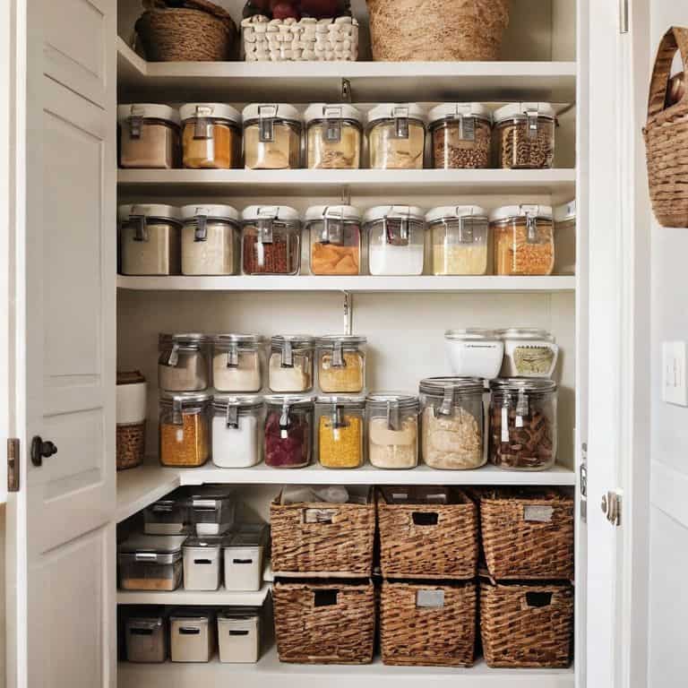 How to organize a small pantry