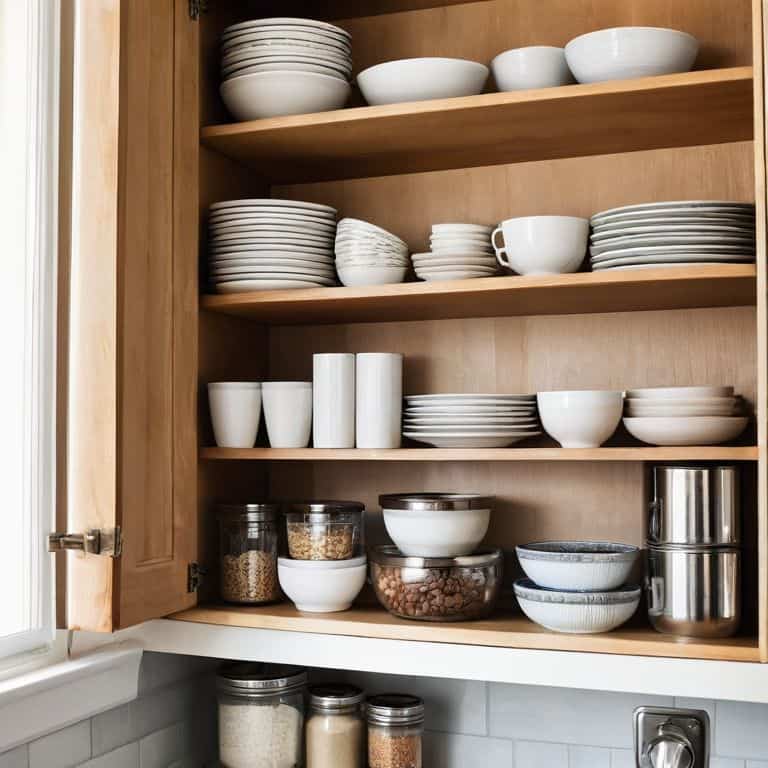 how to organize kitchen cabinets