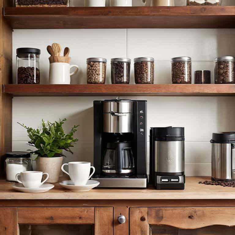 how to set up a home coffee bar