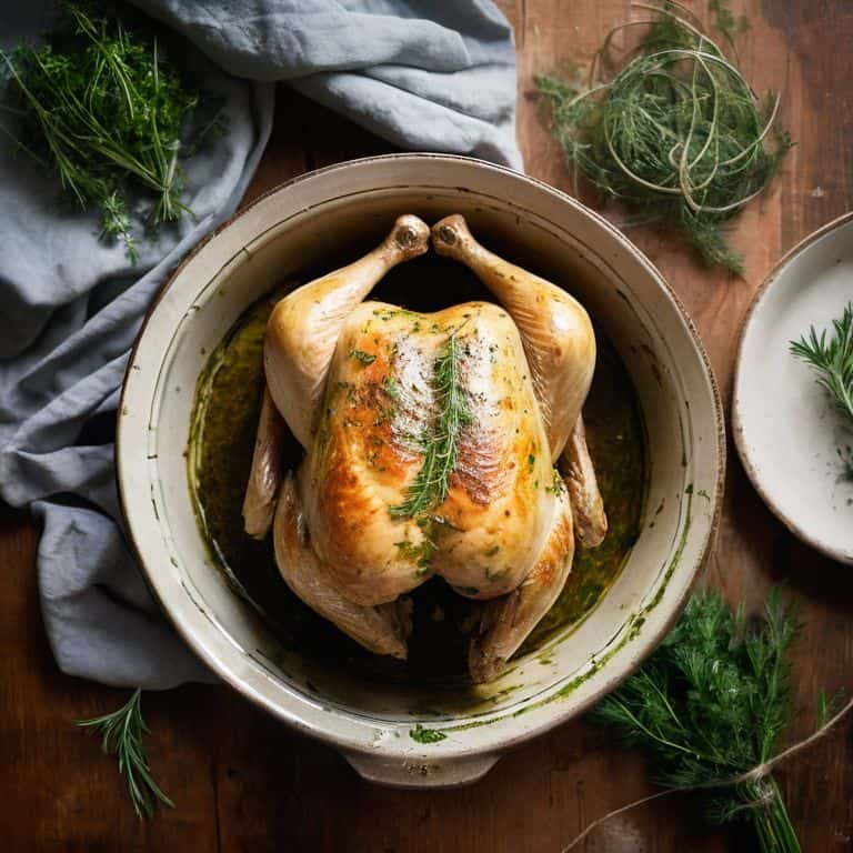 Herb butter for roast chicken tips