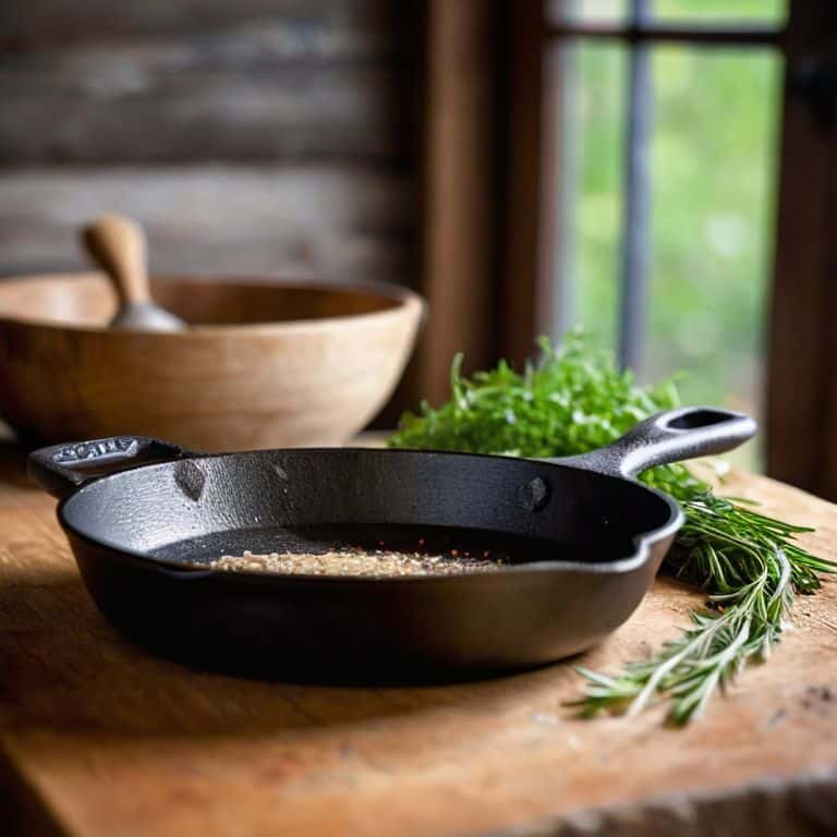 First Impressions Design cast iron skillet