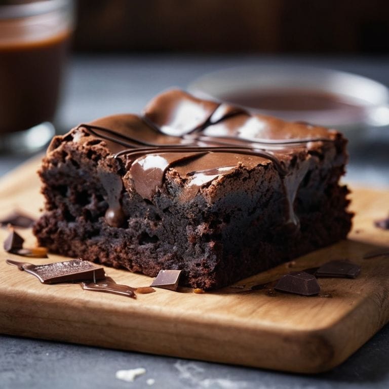Melted Chocolate Brownies