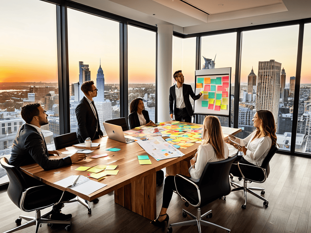 Marketing strategy concept image