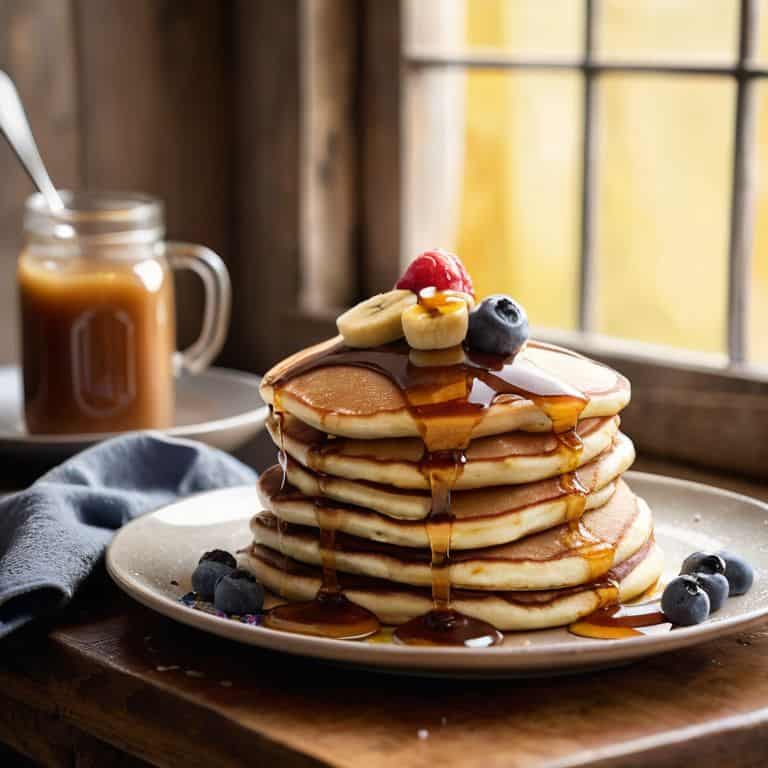 Syrup Spectacle on pancakes