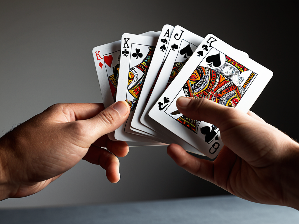 Bridge Shuffle Cards in action