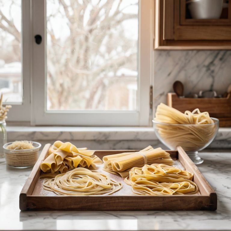 drying homemade pasta for storage