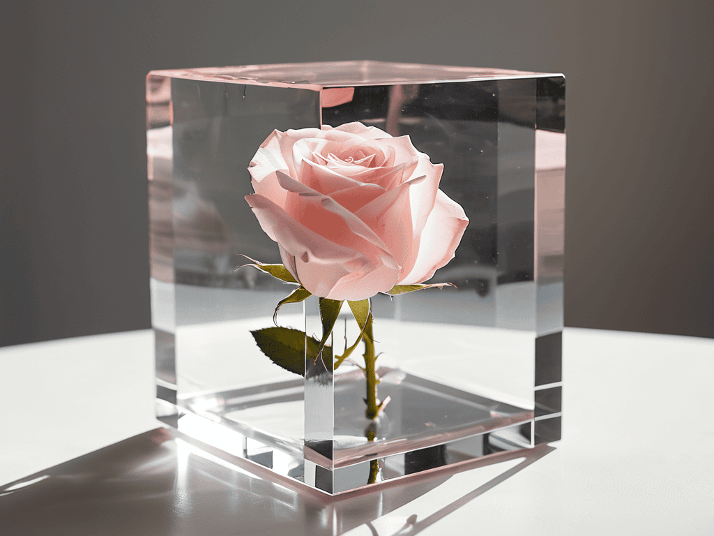 Preserving Flowers in Resin