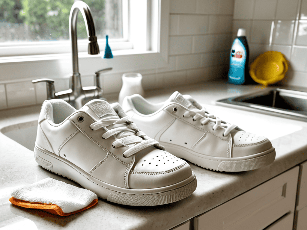 Cleaning White Sneakers at home