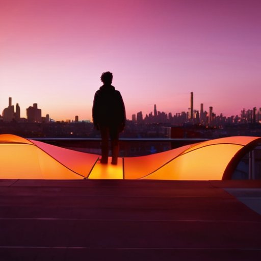 Wrapping It All Up: Neon anamorphic flare