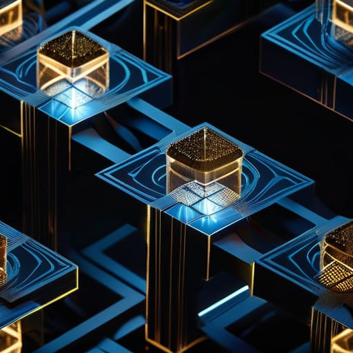 B2B Dark Funnel Cryptography concept visualization.