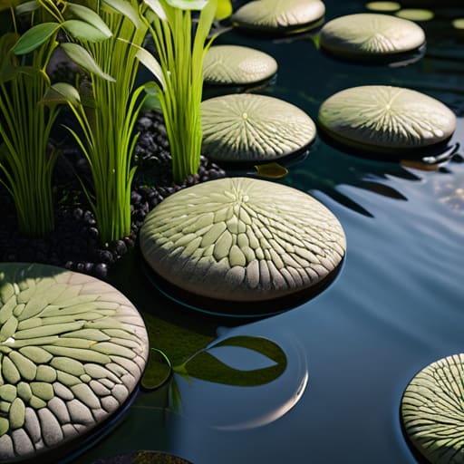 Greywater Phytoremediation Arrays filtering wastewater.