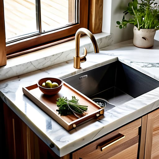 How to deal with a kitchen that has no counter space.