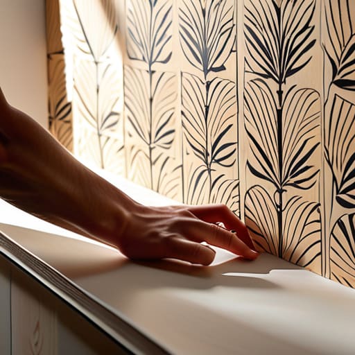 How to hang wallpaper that lines up.