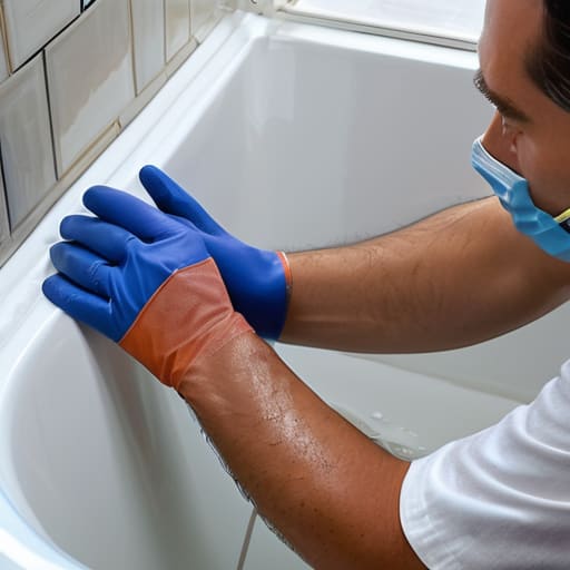 How to reseal a bath without a mess.